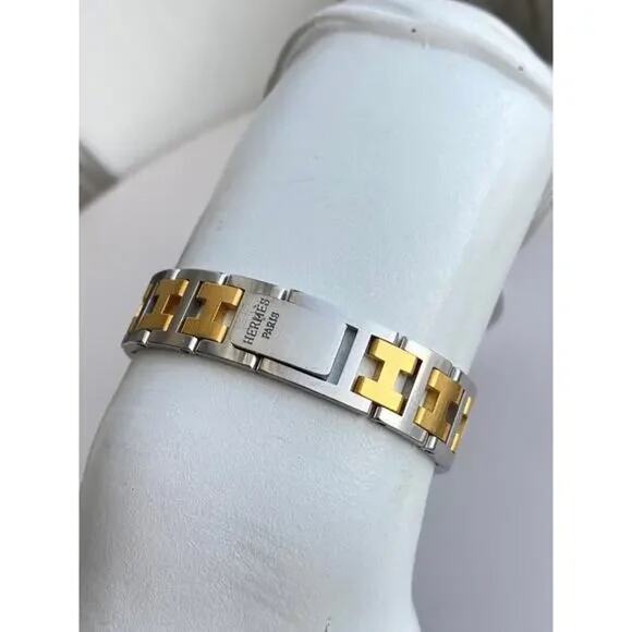 Authentic-Herms-TwoTone-Stainless-Steel-Watch-24mm- - Picture 4 of 10